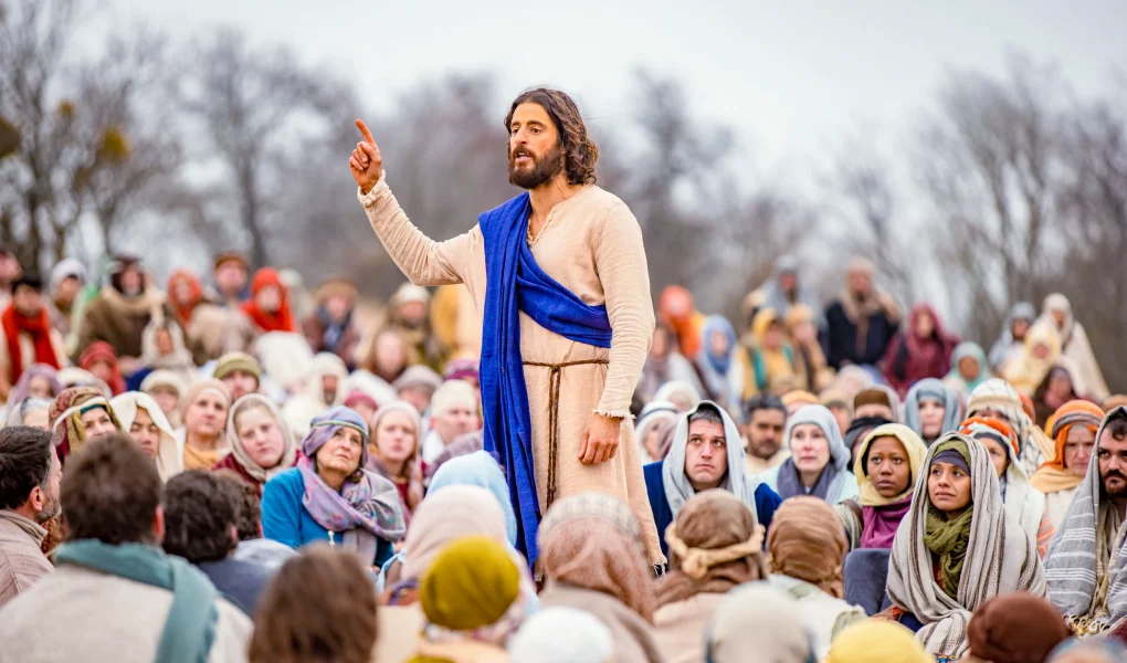 S2 still – Jesus preaching the Sermon on the Mount