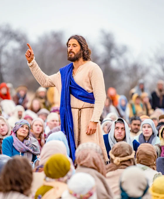 S2 still – Jesus preaching the Sermon on the Mount